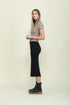Erin-Luxe Fleece Midi Skirt